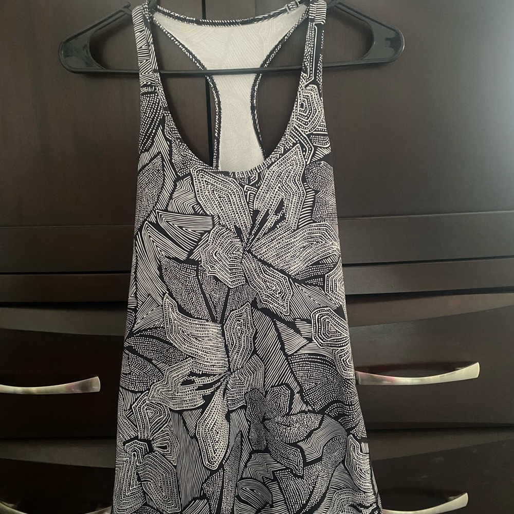 Lululemon Athletica Monochrome Patterned Tank